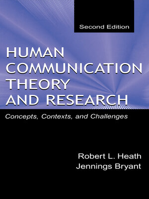 cover image of Human Communication Theory and Research